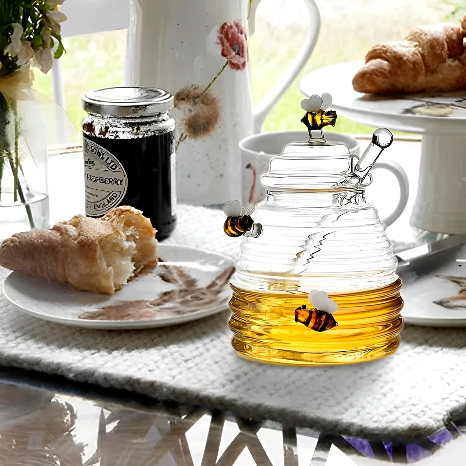 Creststone Bee Hive Honey Jar - Image 8
