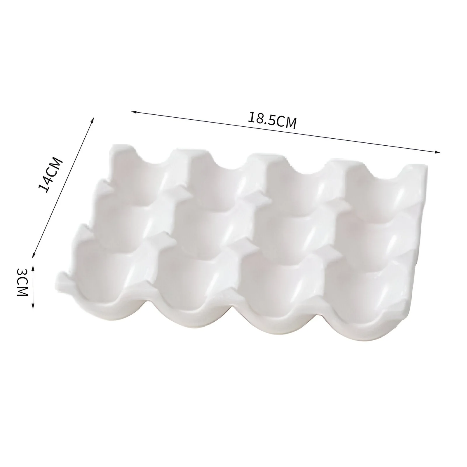 Creststone Ceramic Wave Egg Crate - Image 11