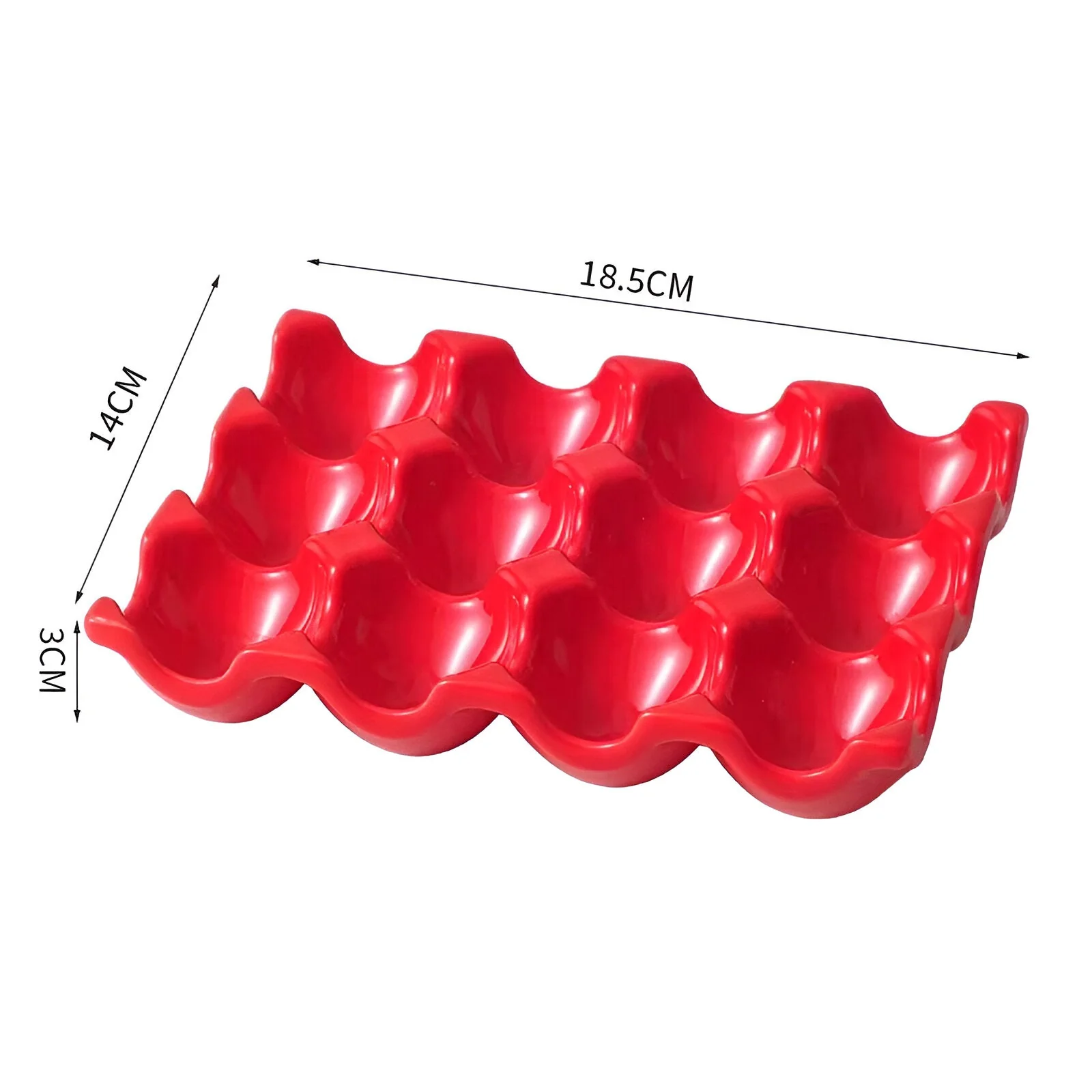Creststone Ceramic Wave Egg Crate - Image 15