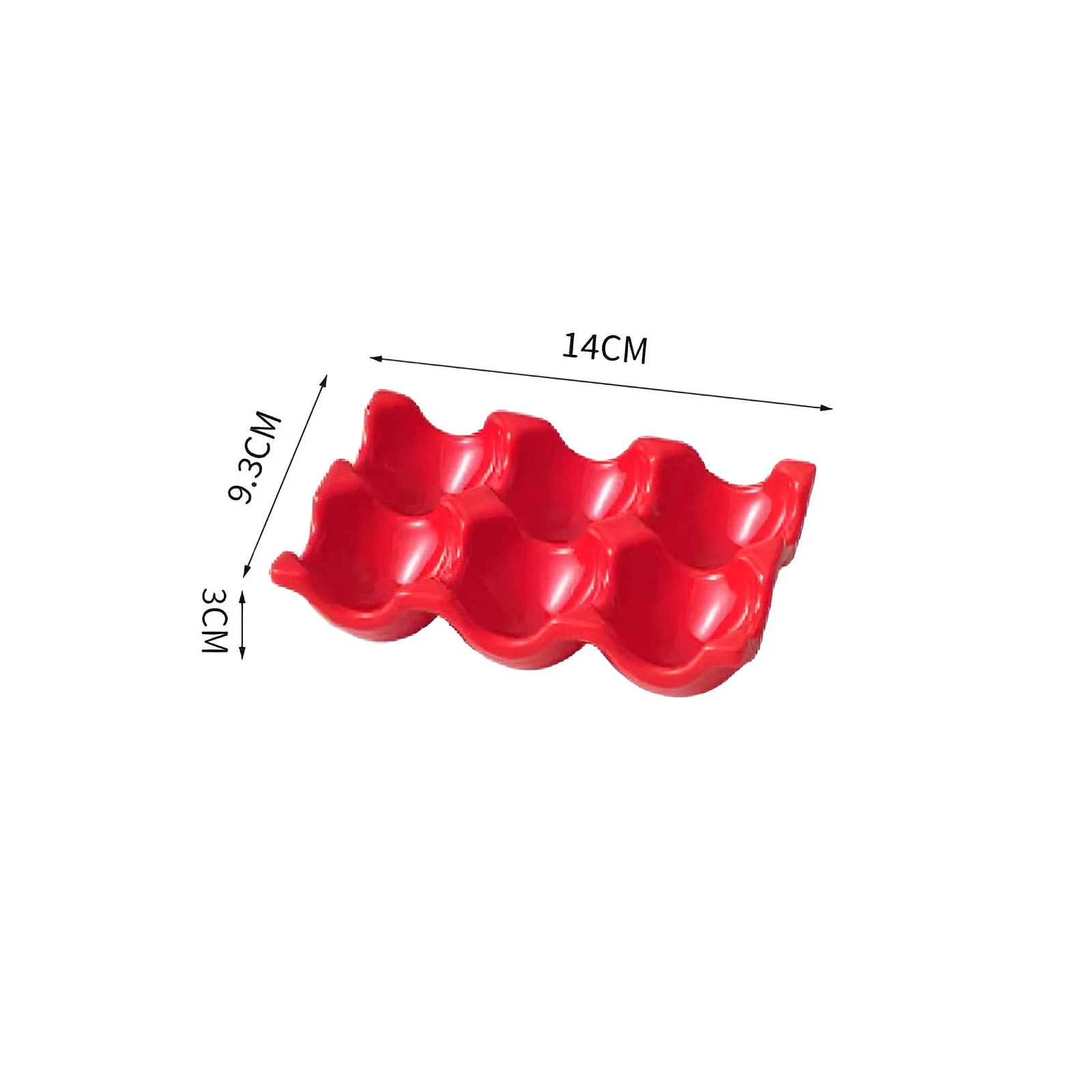 Creststone Ceramic Wave Egg Crate - Image 8