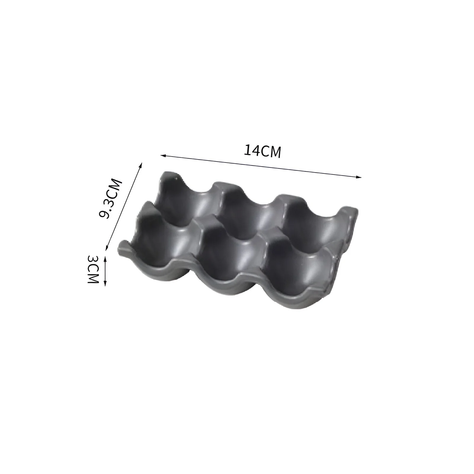 Creststone Ceramic Wave Egg Crate - Image 9