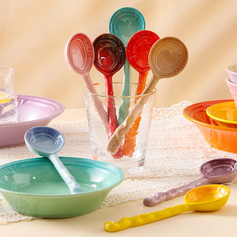 Creststone Rustic Ceramic Spoon Set - Image 15