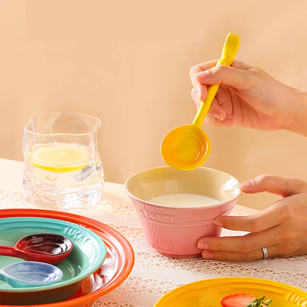 Creststone Rustic Ceramic Spoon Set - Image 3
