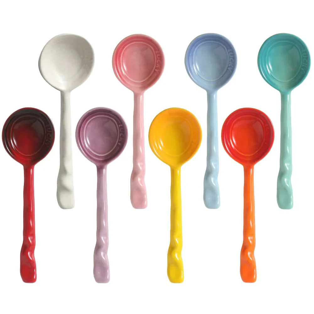 Creststone Rustic Ceramic Spoon Set - Image 4