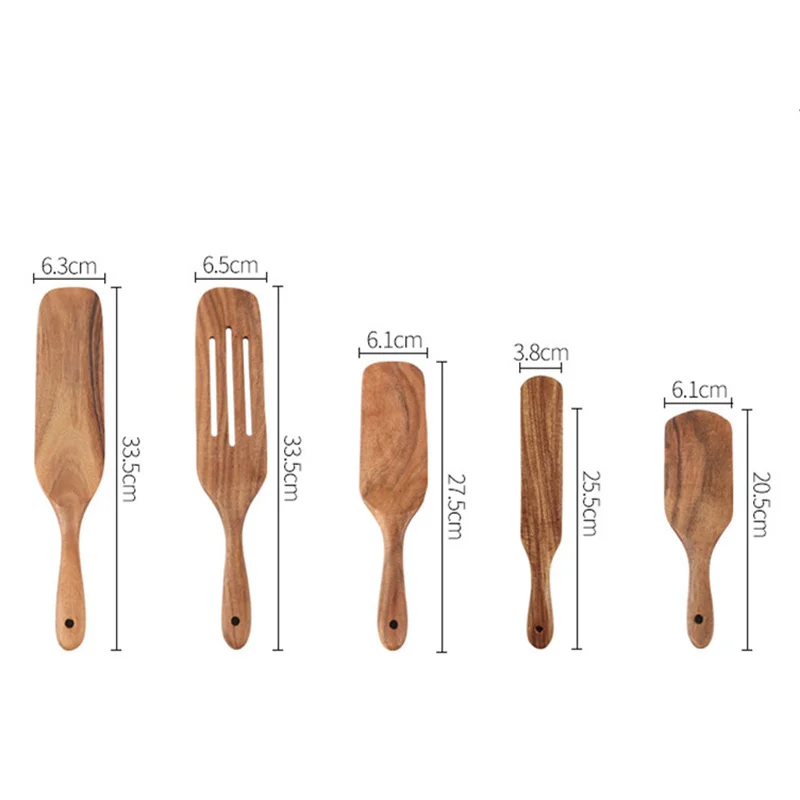 Creststone Wooden Spatula Set - Image 3