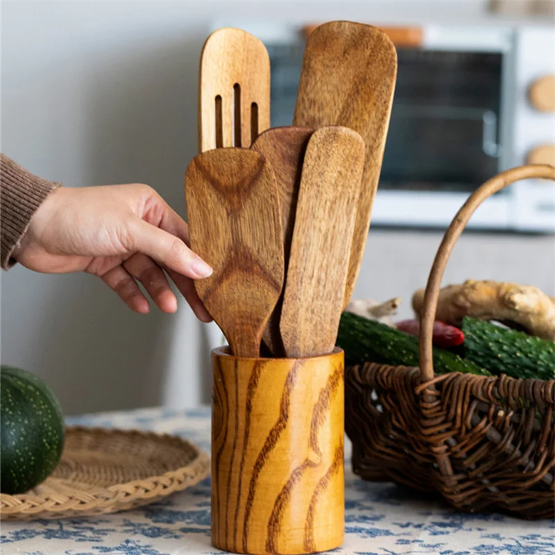 Creststone Wooden Spatula Set - Image 5