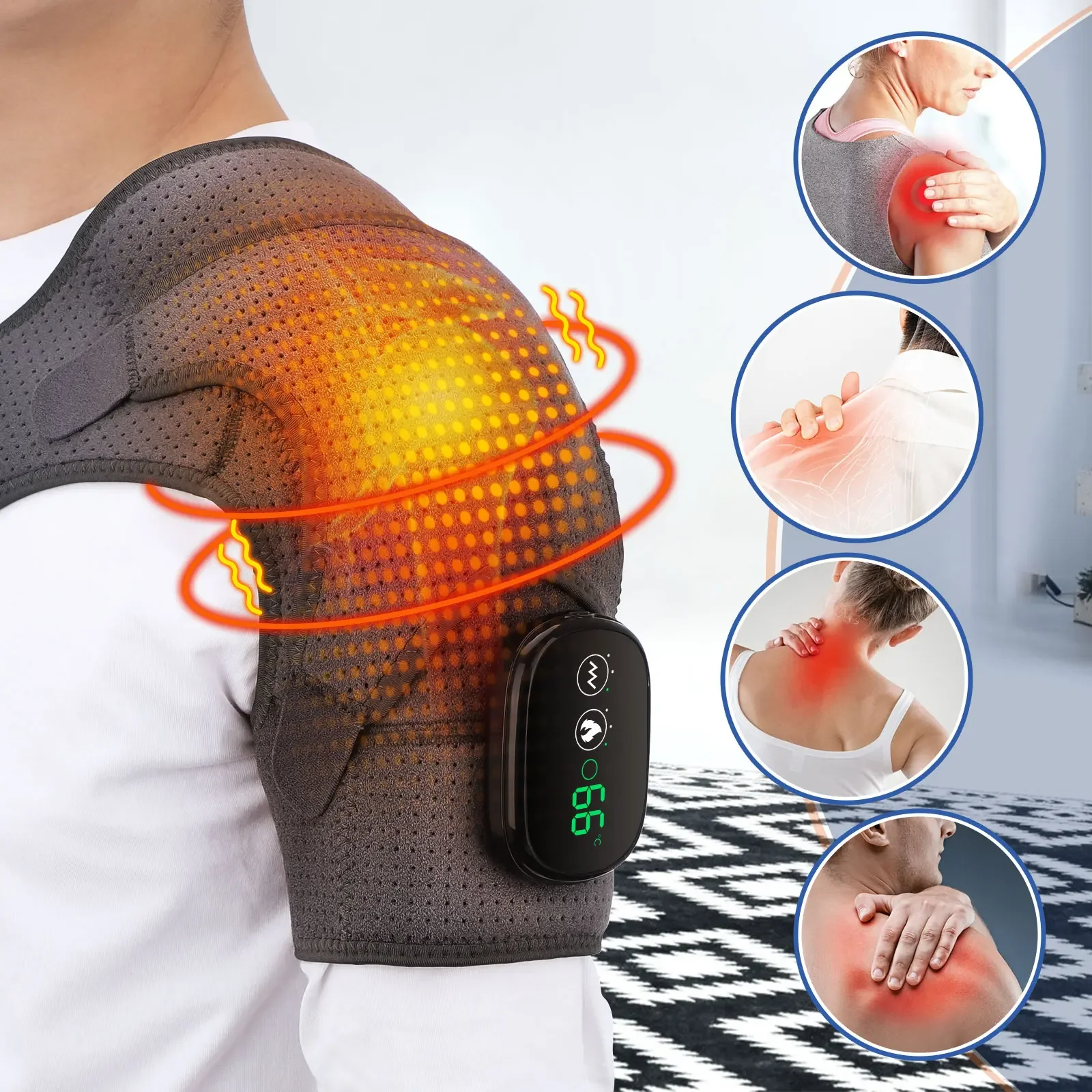EvoFit Heated Shoulder Brace Massager - Image 7
