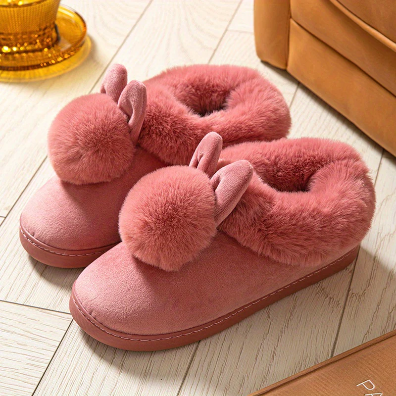Fluffy Bunny Slippers - Image 2