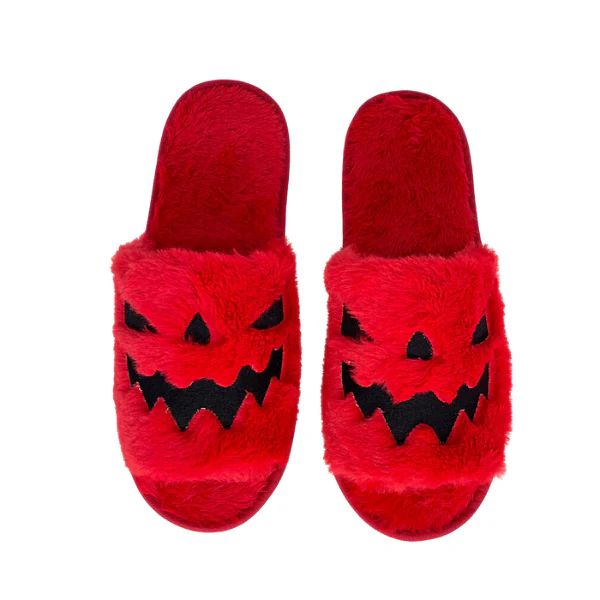 Fuzzy Halloween Slippers - Image 4