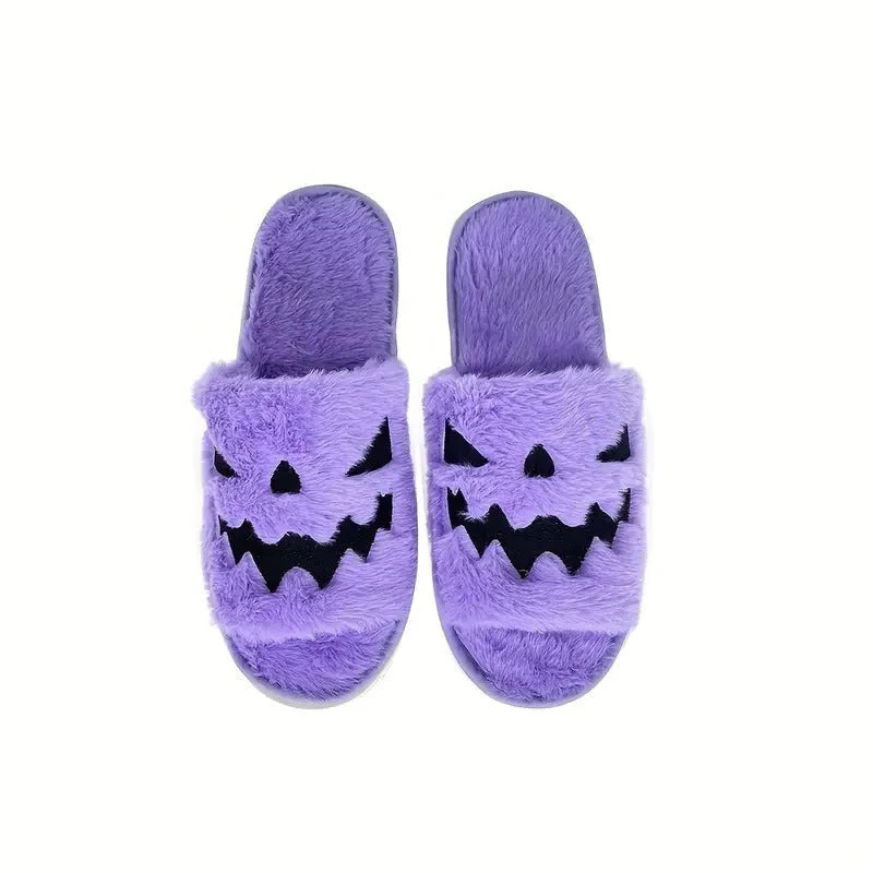 Fuzzy Halloween Slippers - Image 5