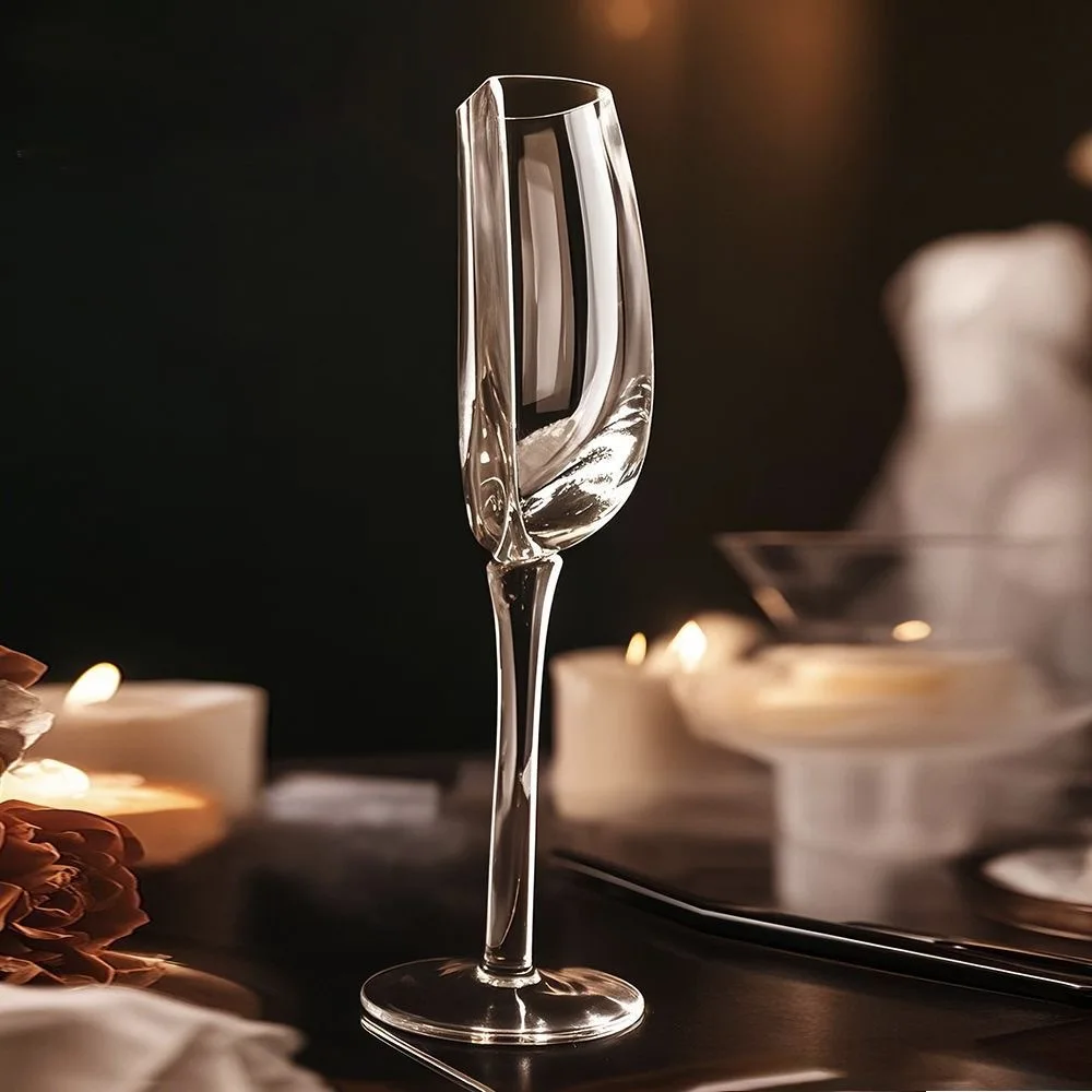Half Full Stemmed Glass - Image 2