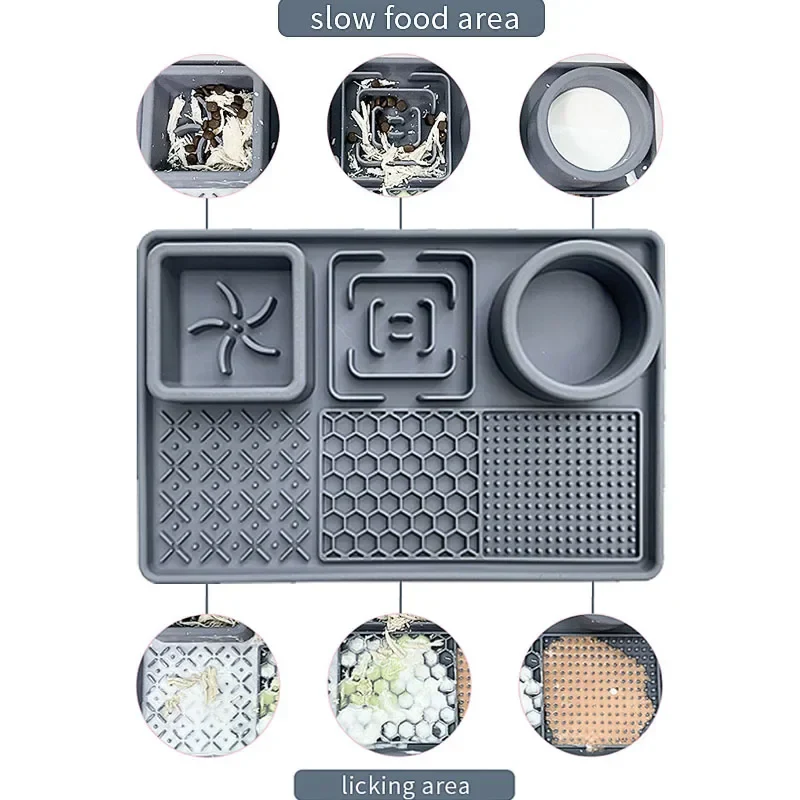 Happy Tails 3 in 1 Slow Feeder Tray - Image 3