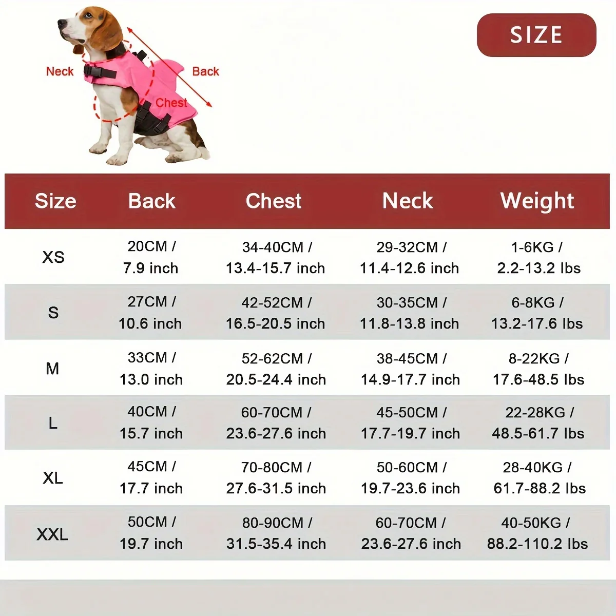 Happy Tails Shark Dog Life Jacket - Image 6