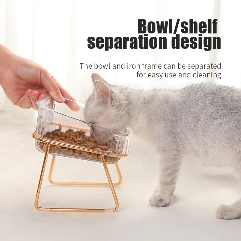 Happy Tails Transparent Pet Feeder Bowl - Image 4