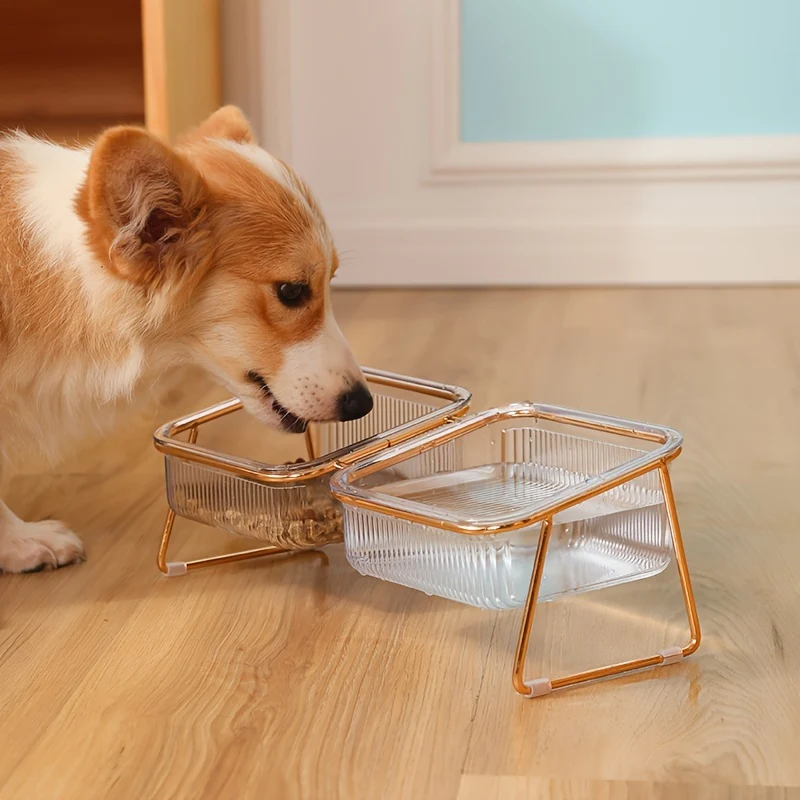 Happy Tails Transparent Pet Feeder Bowl - Image 6