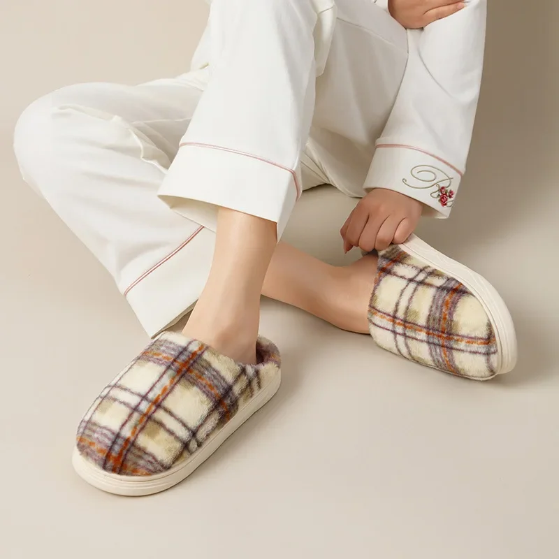 Hearth Plaid Slippers - Image 9