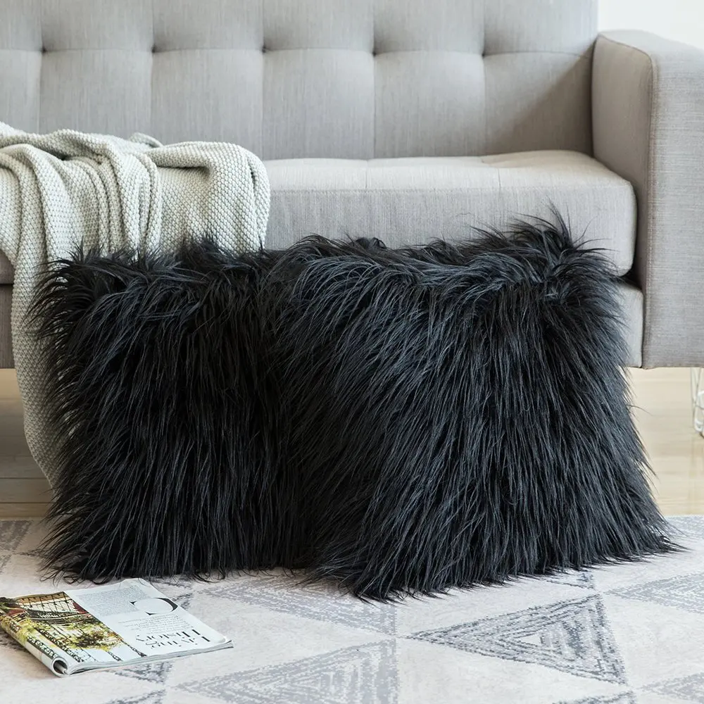 Hearthside Faux Fur PIllow Cover - Image 4