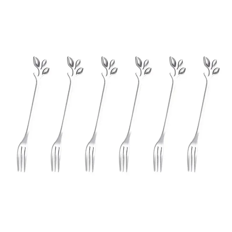 Hearthside Forest Leaves Dessert Forks - Image 7