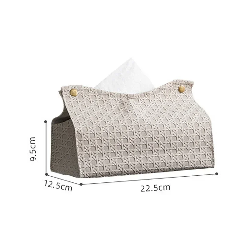 Hearthside Rattan Weave Tissue Box Cover - Image 6
