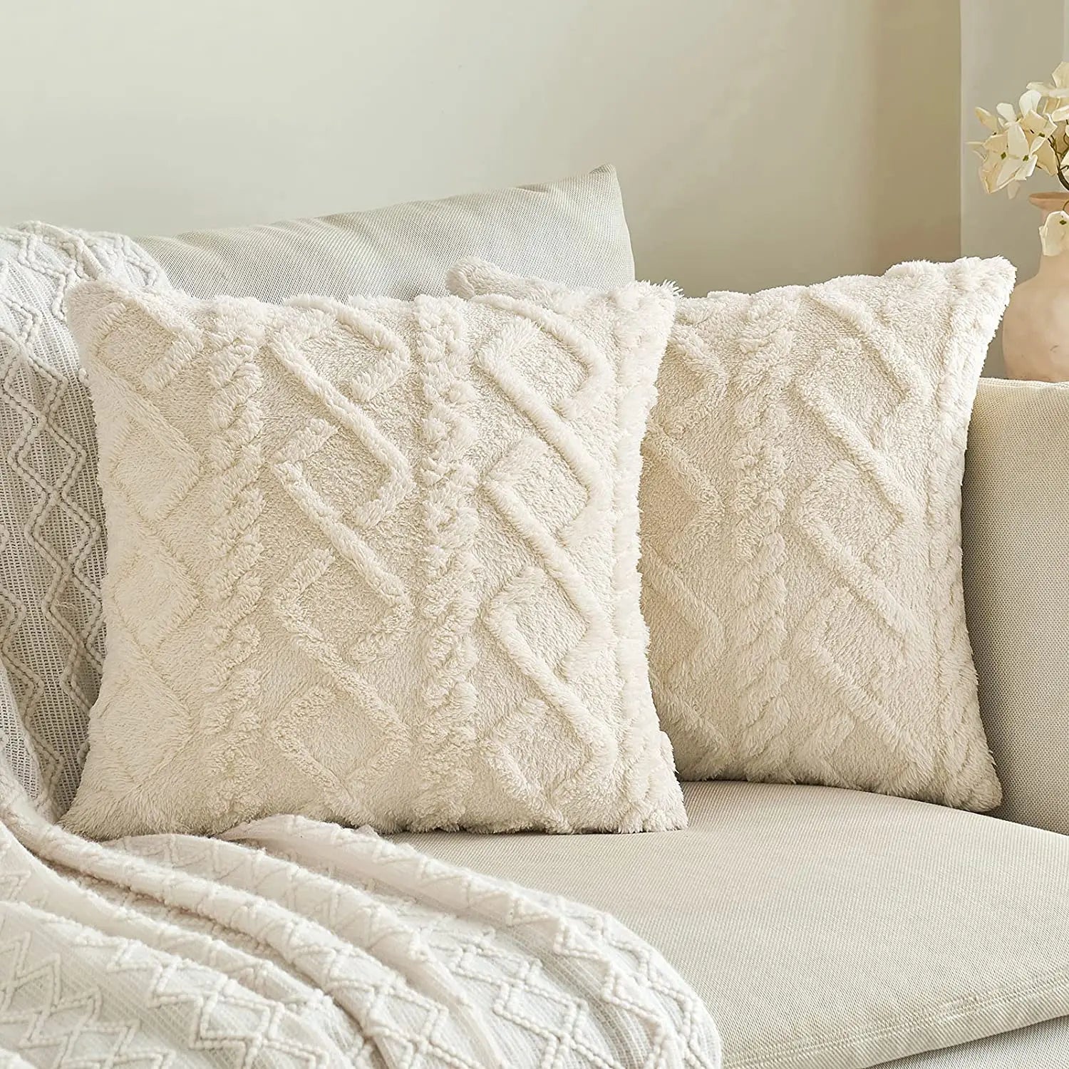 Hearthside Soft Plush Pillow Cover - Image 2