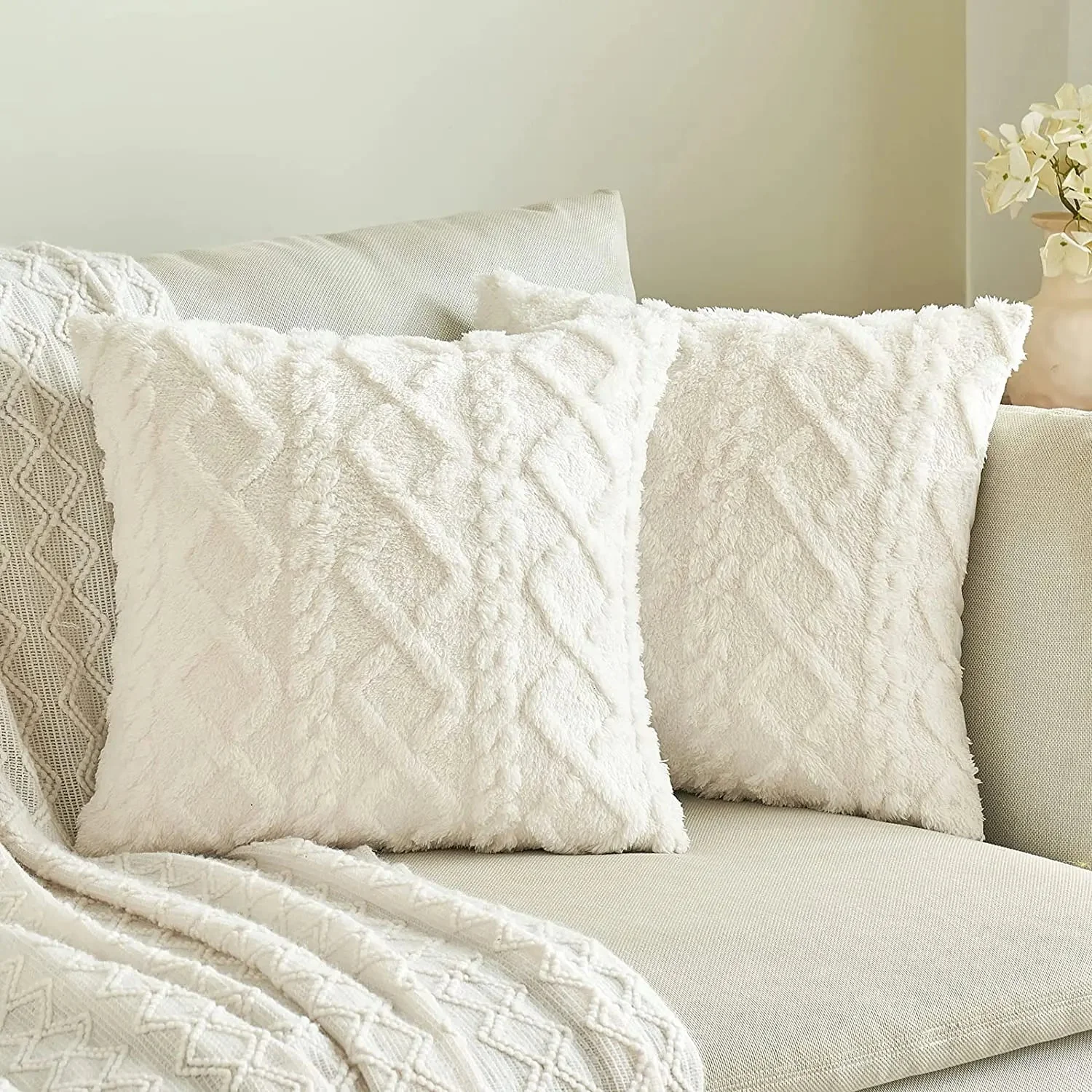 Hearthside Soft Plush Pillow Cover - Image 5