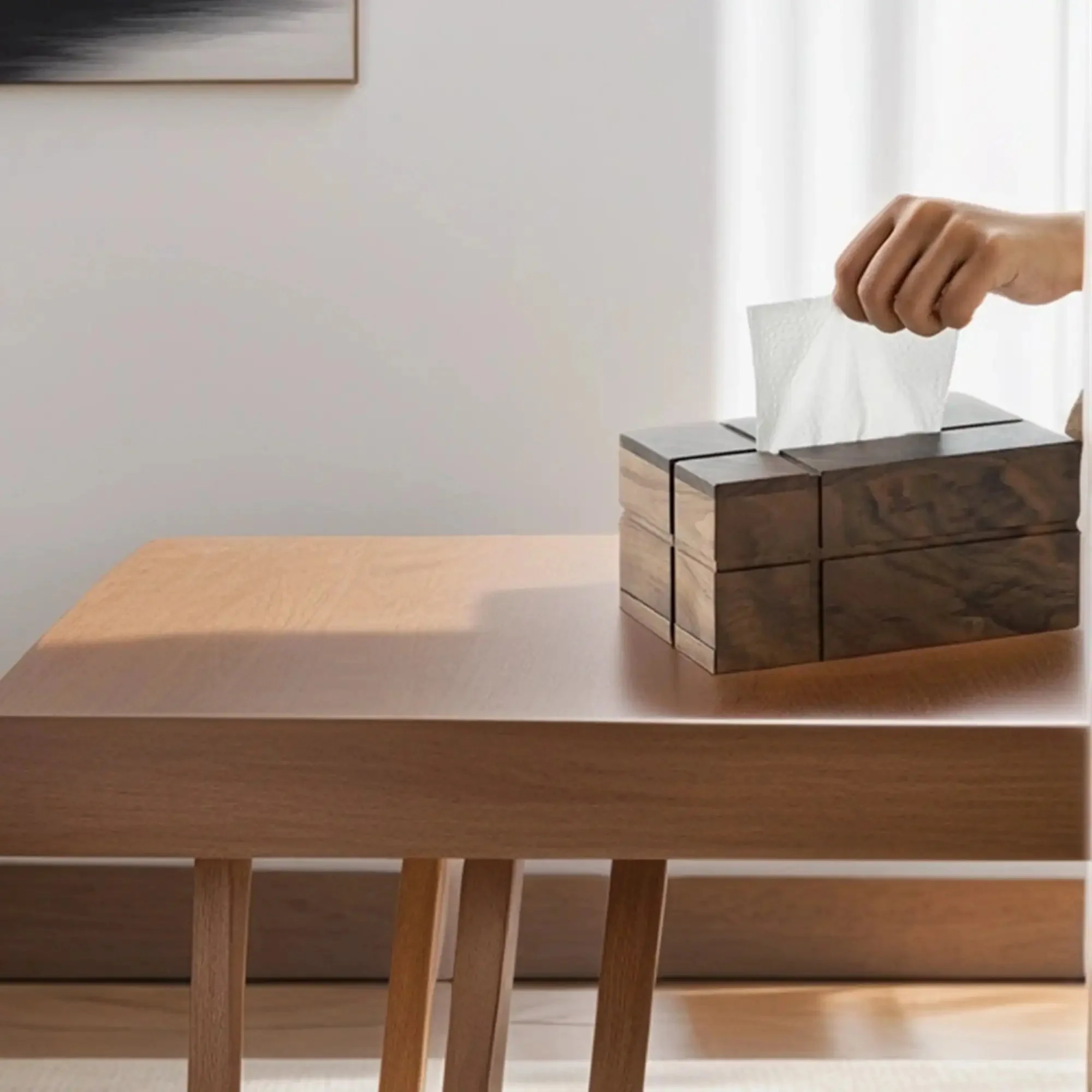 Hearthside Walnut Tissue Box - Image 4