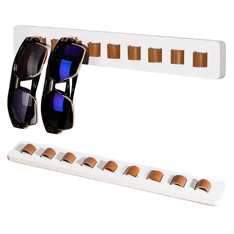 Hearthside Wooden Glasses Wall Display Rack - Image 9