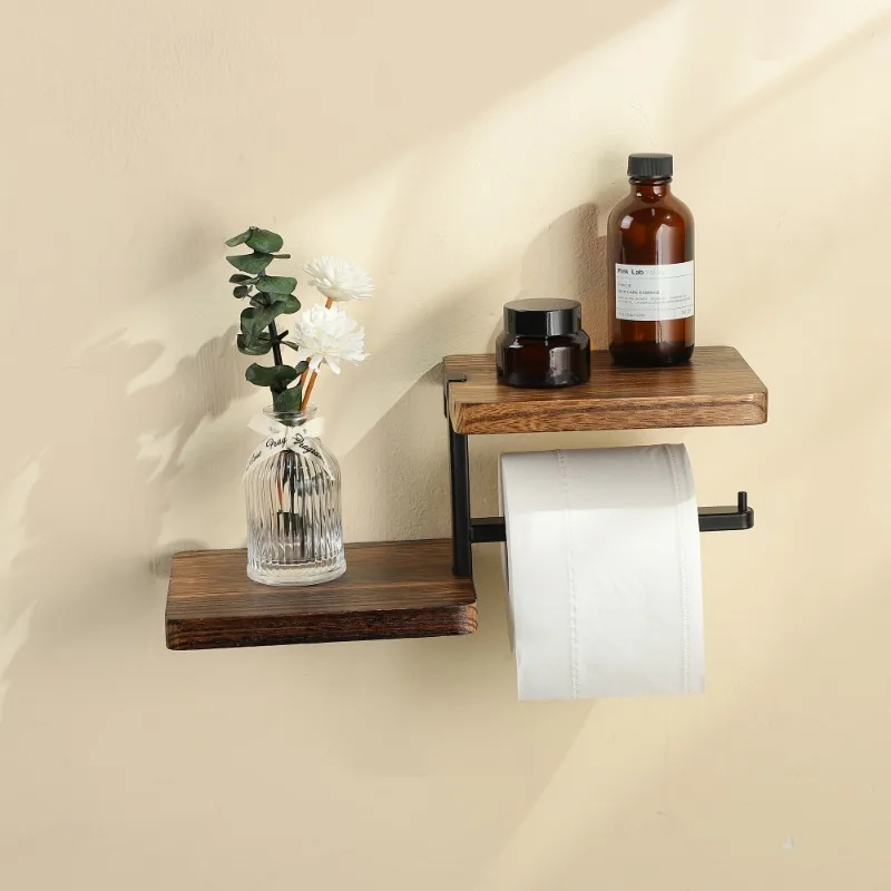 Heritage Wooden Toilet Paper Holder - Image 5