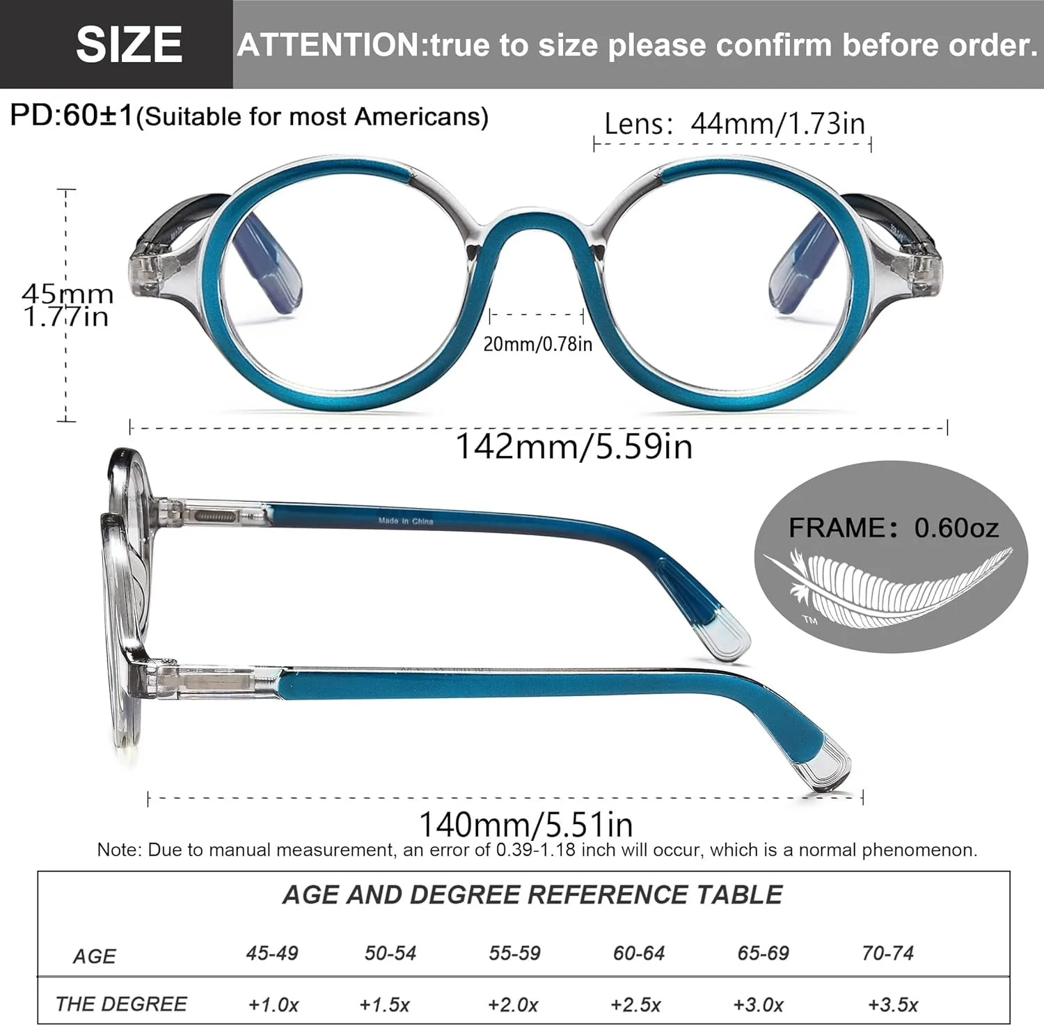 Historian Blue Light Reading Glasses - Image 3