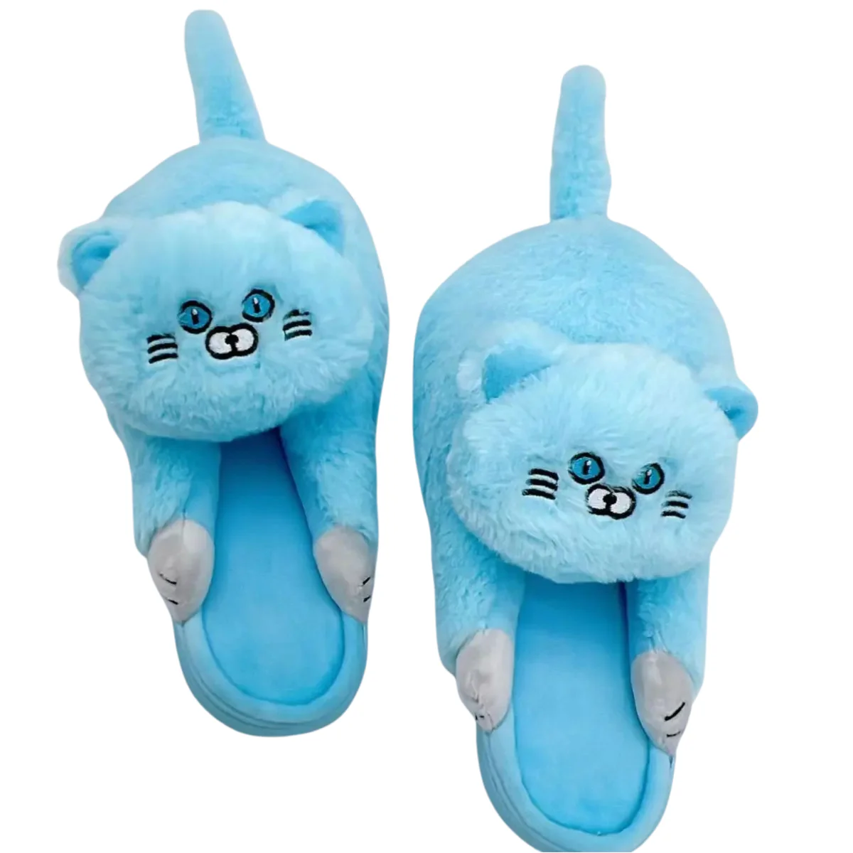 Hugging Cat Slippers - Women's - Image 5