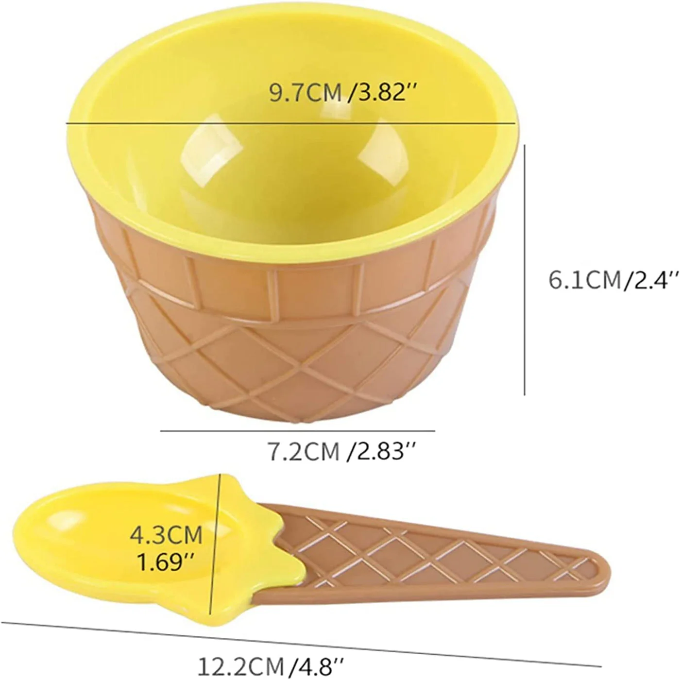 Ice Cream Sundae Bowl Set - Image 2