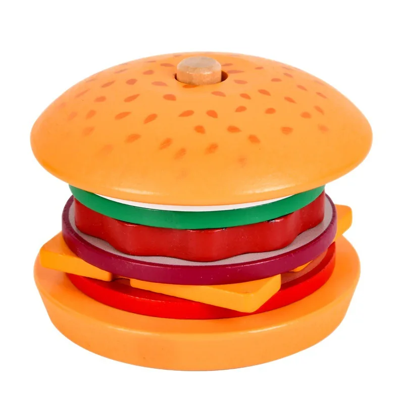 Little Chef's Hamburger Stack Toy Set - Image 2