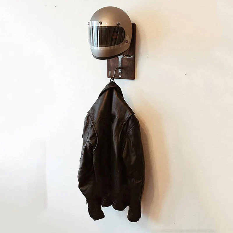 Maverick Wooden Helmet Rack - Image 2