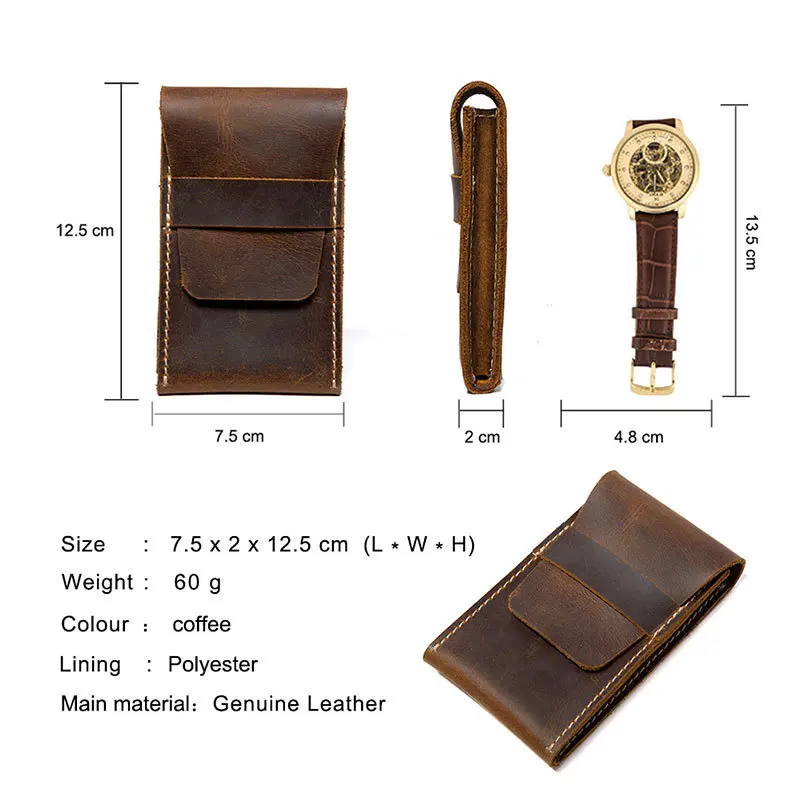 Meridian Leather Watch Case - Image 4