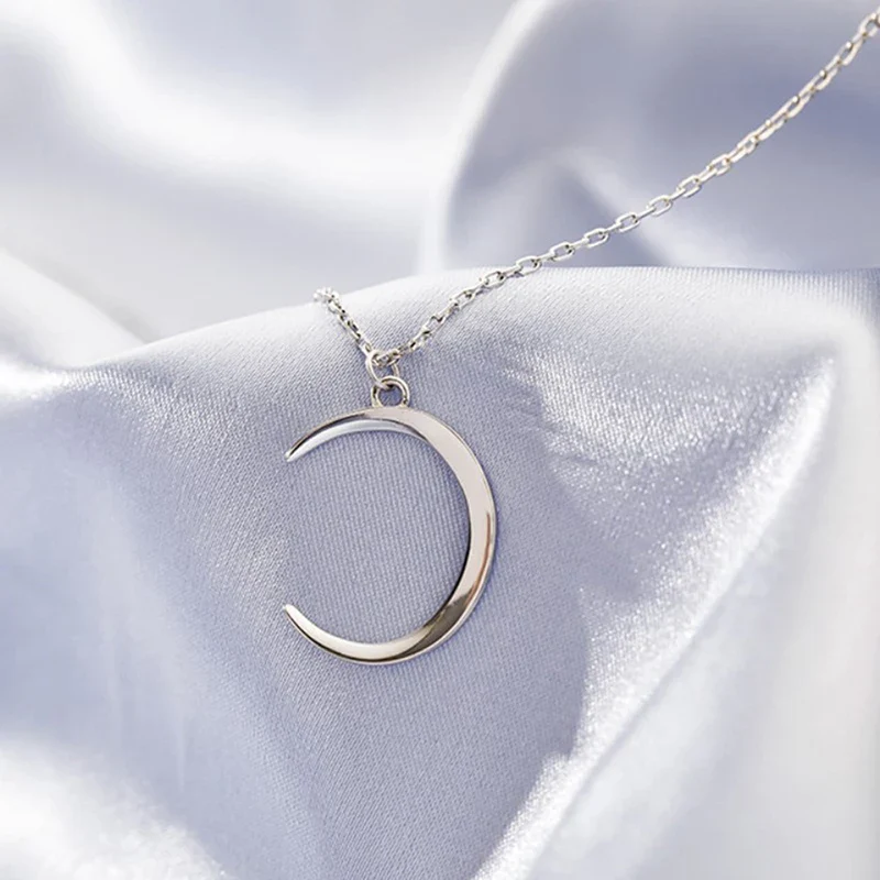 Midnight Crescent Necklace - Image 3