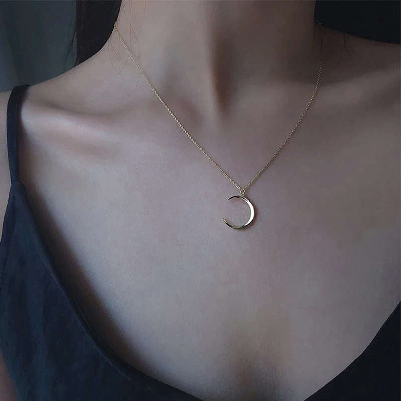 Midnight Crescent Necklace - Image 5
