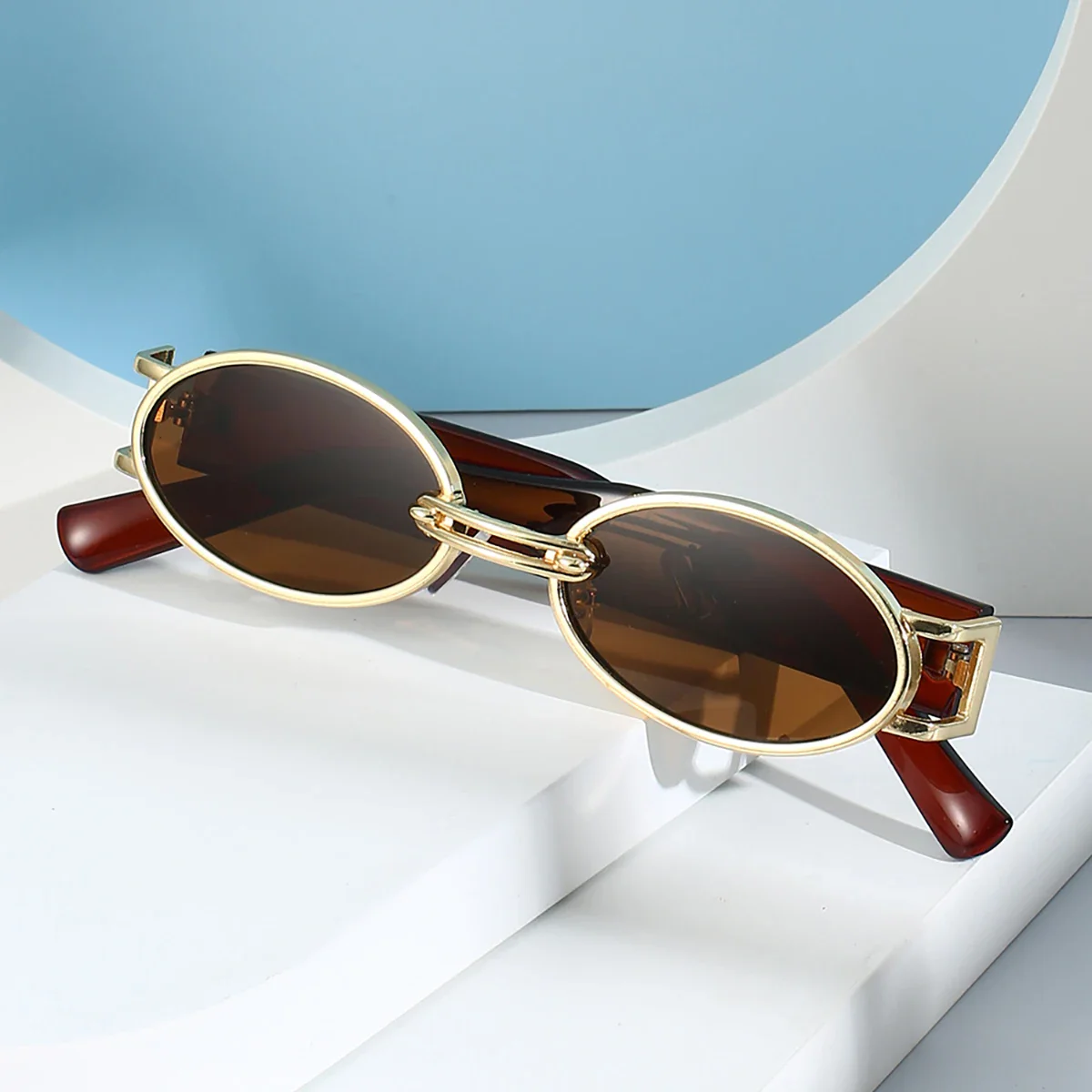 Milano Oval Sunglasses - Image 6