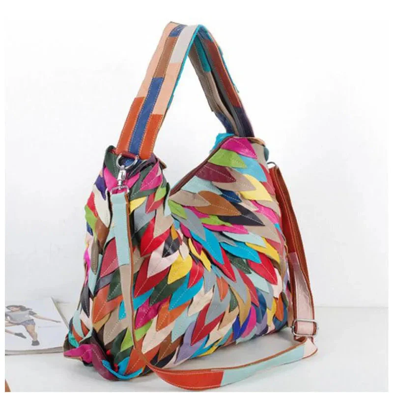 Mosaic Leaves Handbag - Image 2