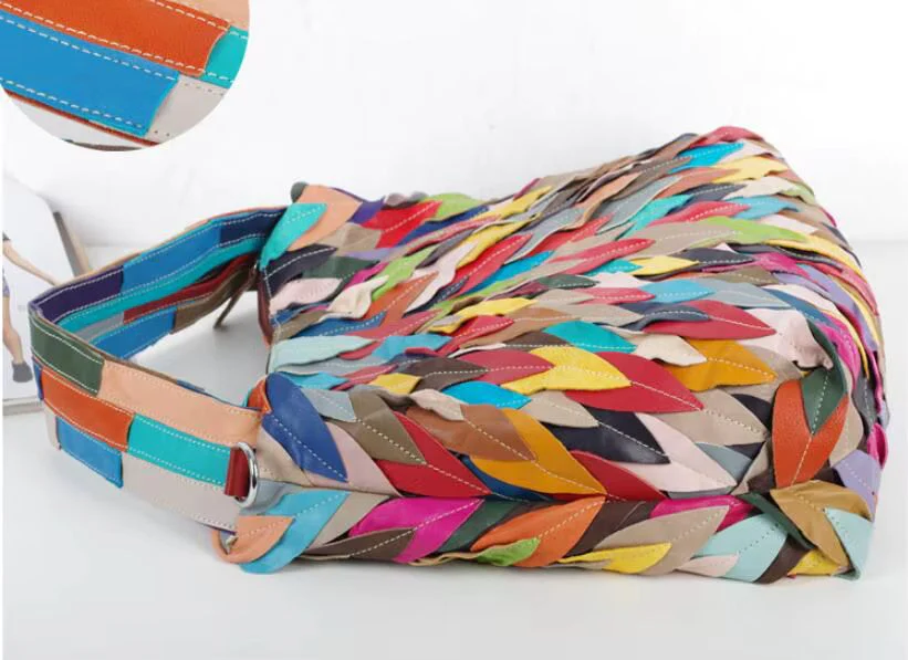 Mosaic Leaves Handbag - Image 4
