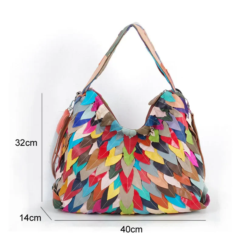 Mosaic Leaves Handbag - Image 6