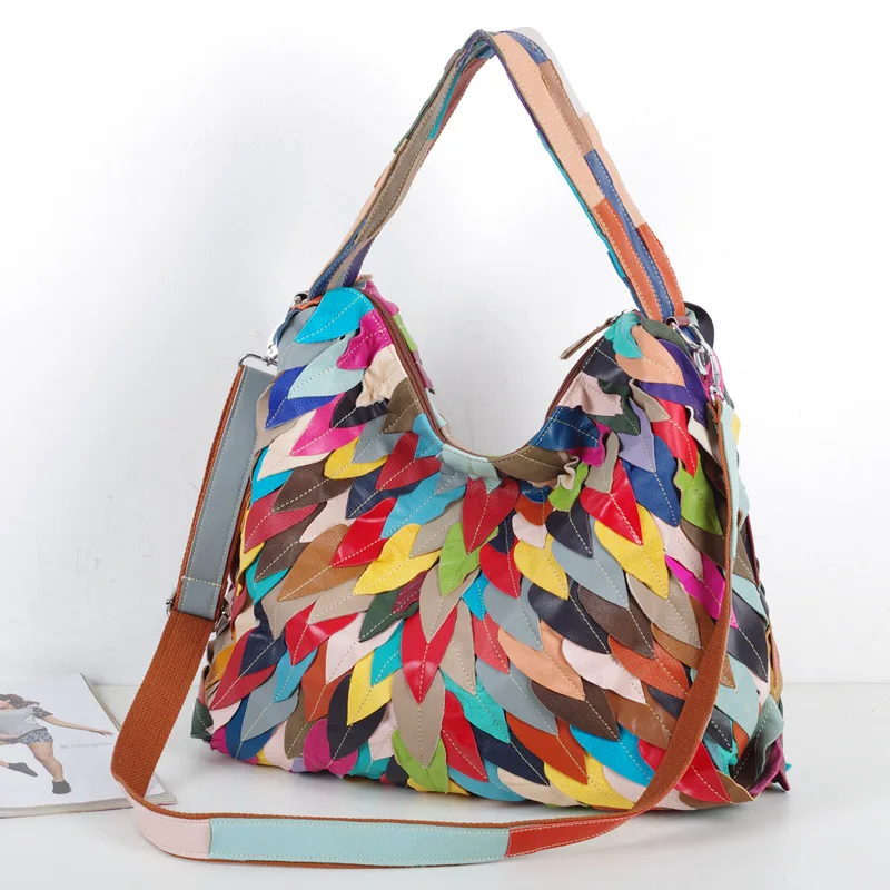Mosaic Leaves Handbag - Image 9