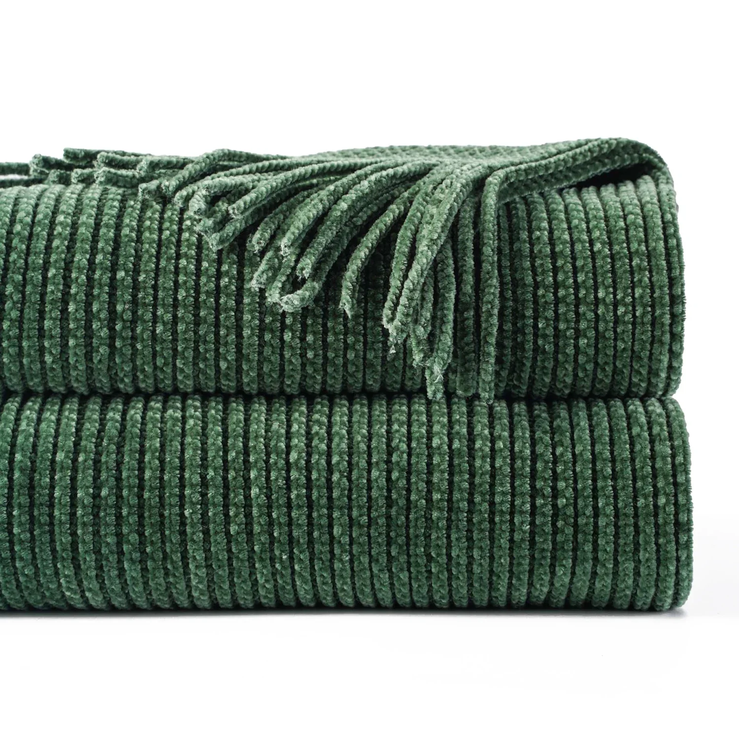Moss Stitch Chenille Throw - Image 3