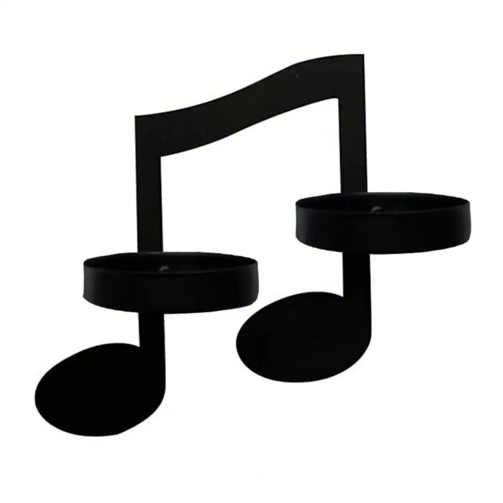 Music Note Candle Holders - Image 3