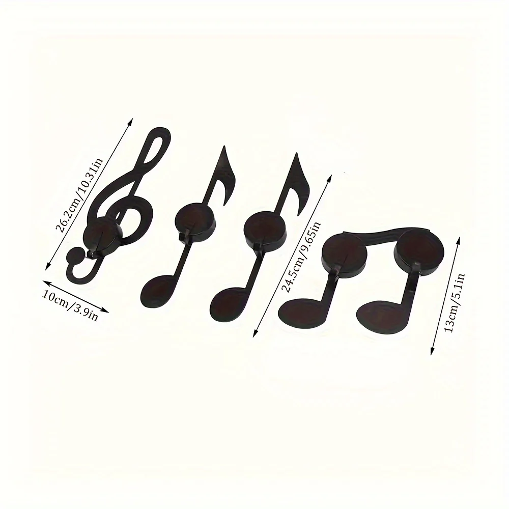Music Note Candle Holders - Image 4