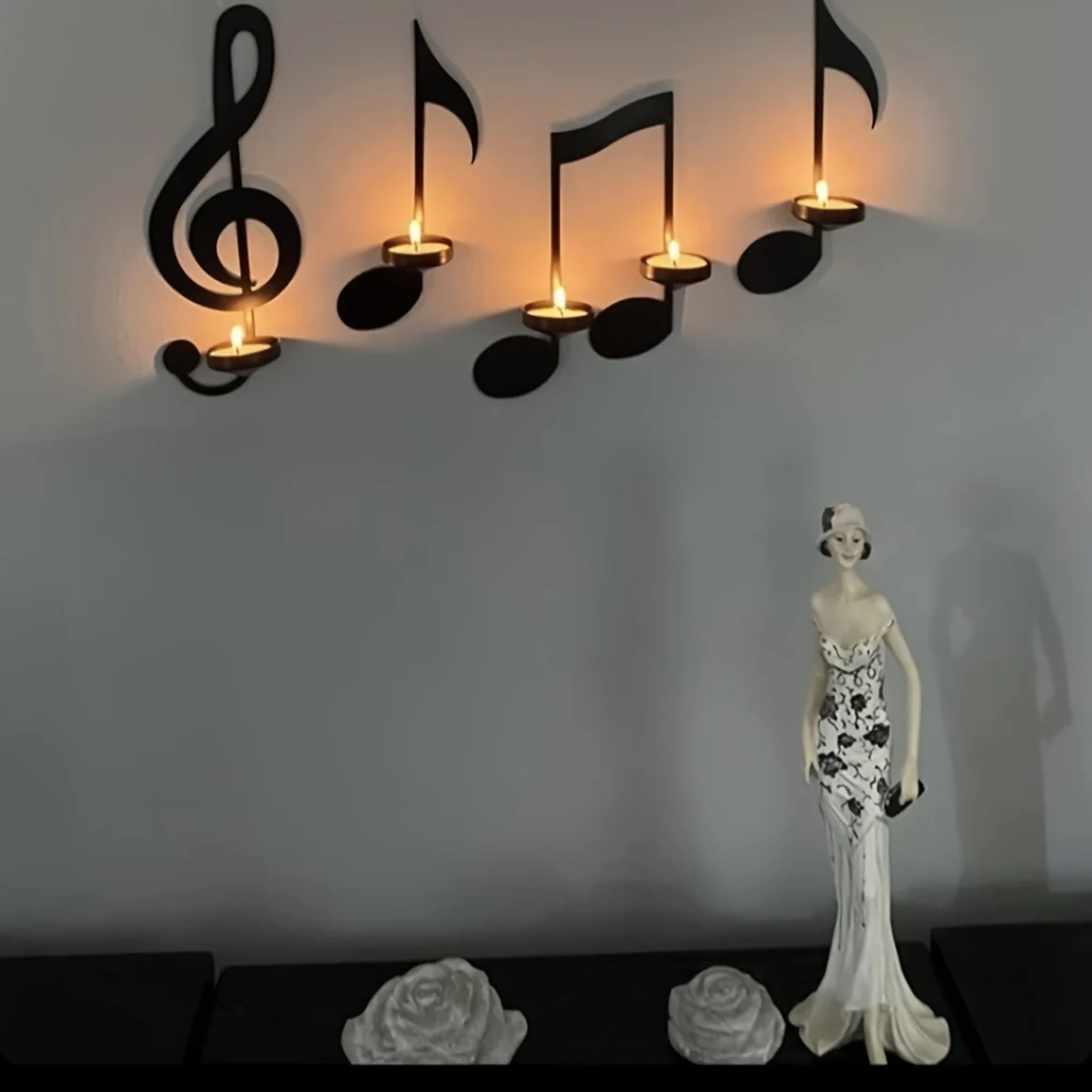 Music Note Candle Holders - Image 7