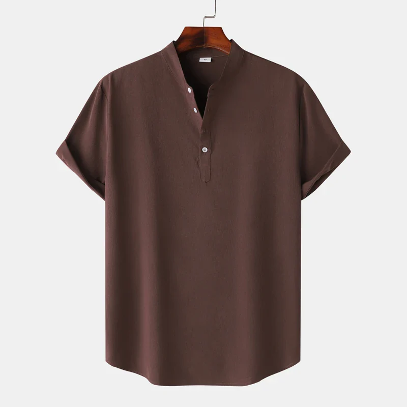 Natural Tone Henley - Image 3