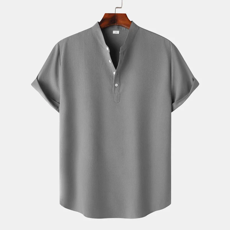 Natural Tone Henley - Image 7