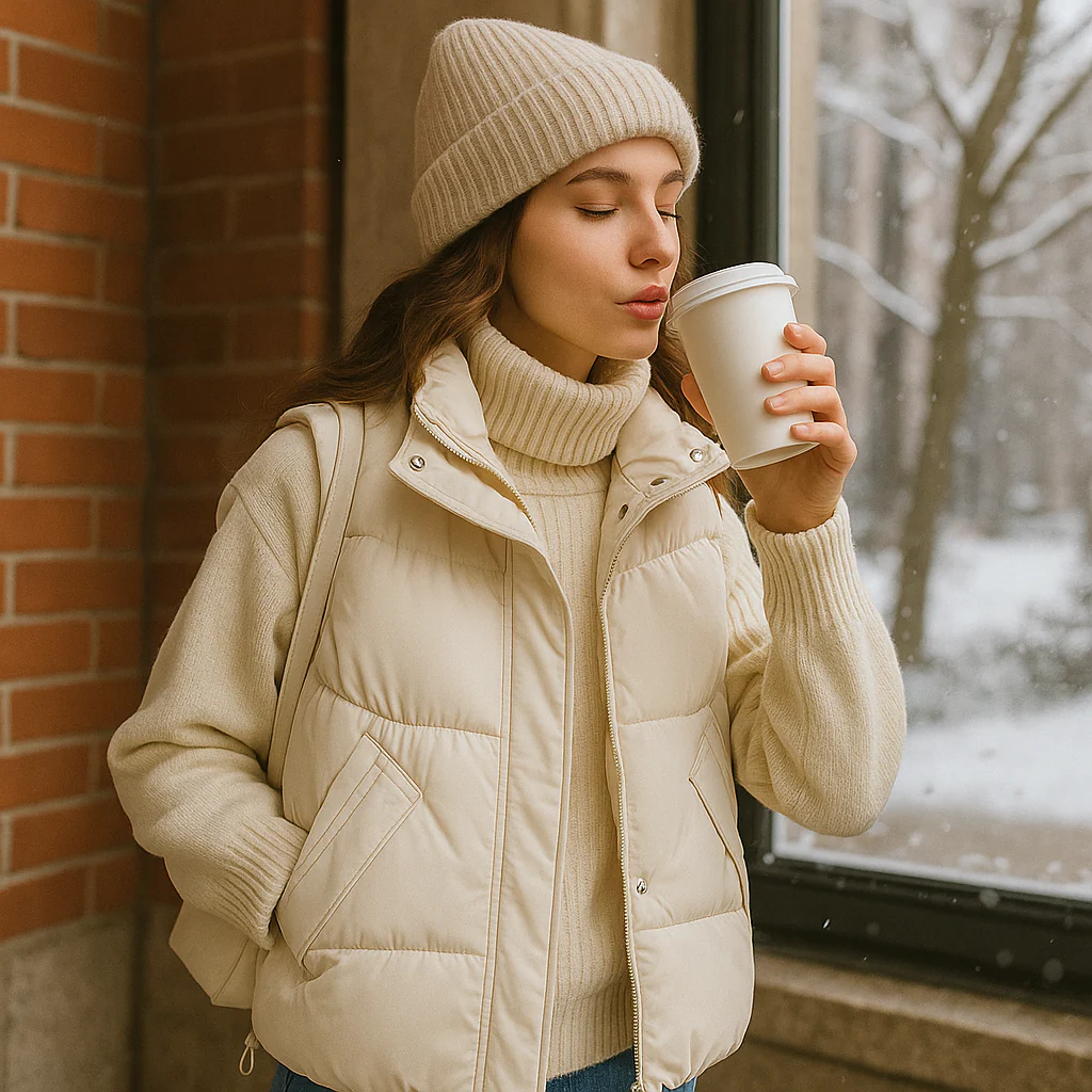 Orvia Puffer Vest - Image 2