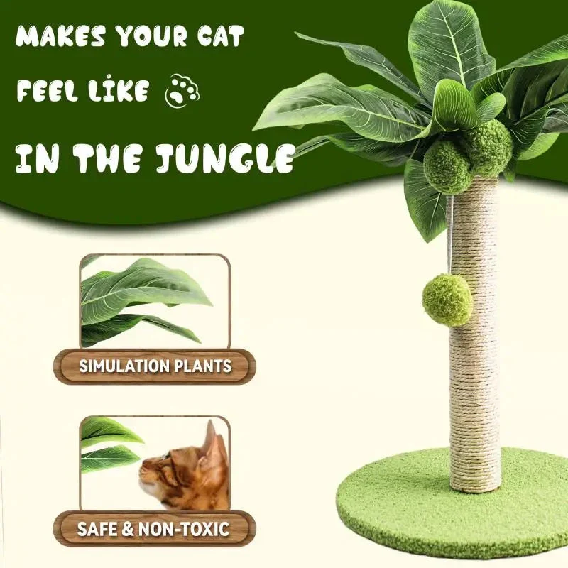 Palm Tree Playground Cat Scratcher - Image 2
