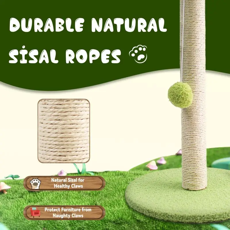 Palm Tree Playground Cat Scratcher - Image 3